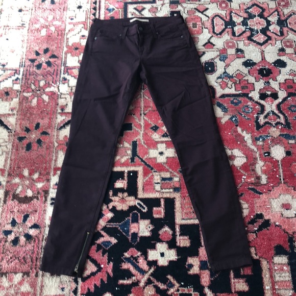 VINCE. skinny leg pants with zippers size 26 NWOT - Picture 2 of 16